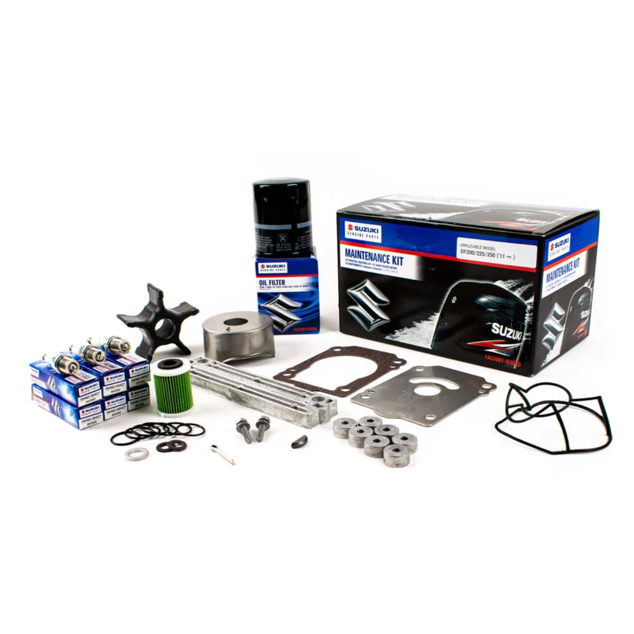 Suzuki - Outboard Maintenance Kit - 17400-93853 - DF200 DF225 DF250 - V6 (2011 - Current) - Supersedes 17400-93852